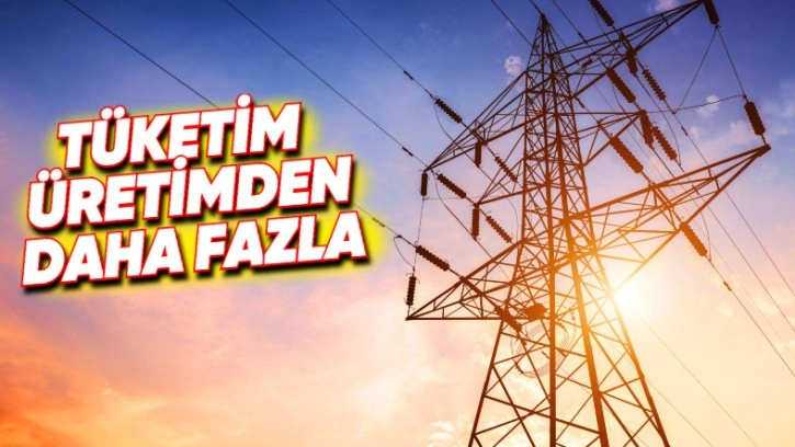 Türkiye'nin Elektrik Üretim ve Tüketim Verileri