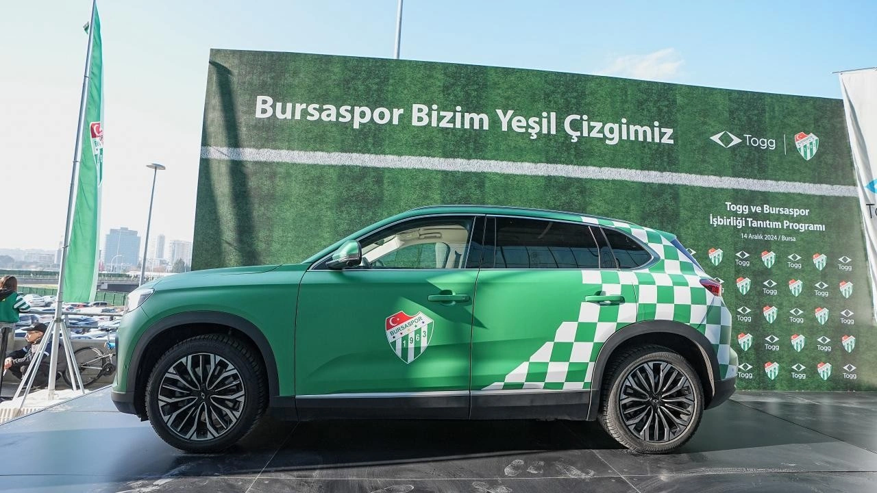 Türkiye'nin otomobili TOGG, Bursaspor'a sponsor oldu