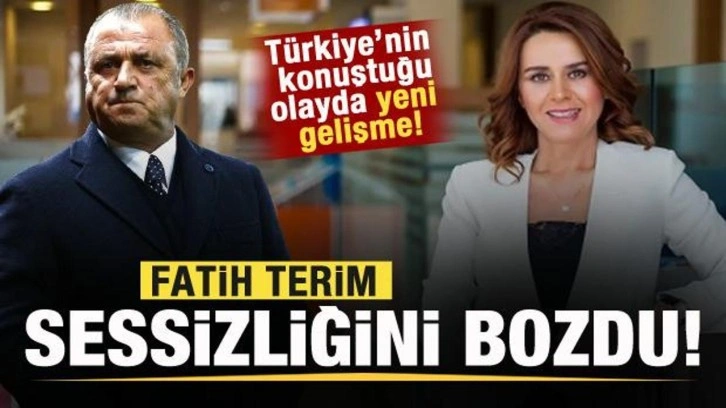 Türkiye'nin konuştuğu Seçil Erzan olayında yeni gelişme! Fatih Terim sessizliğini bozdu