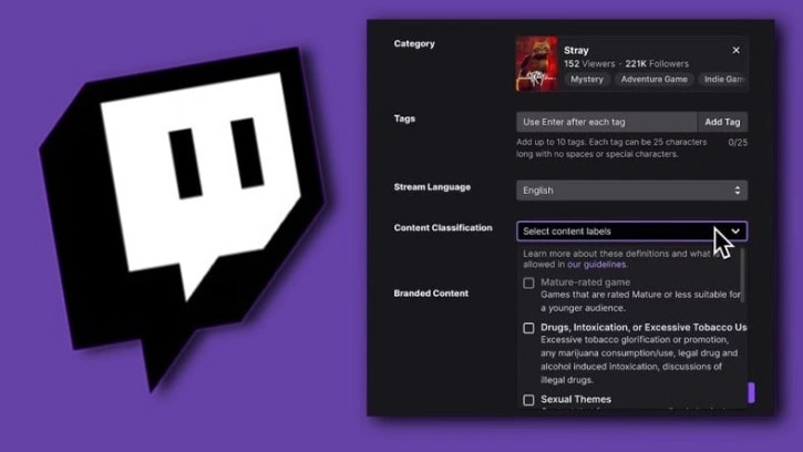 Twitch'e İçerikleri Sınıflandırmayı Sağlayan Etiketler Geldi - Webtekno