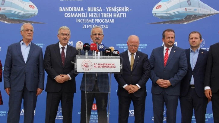 Ulaştırma ve Altyapı Bakanı Uraloğlu: Bursa-Ankara 2 saat 15 dakikaya inecek