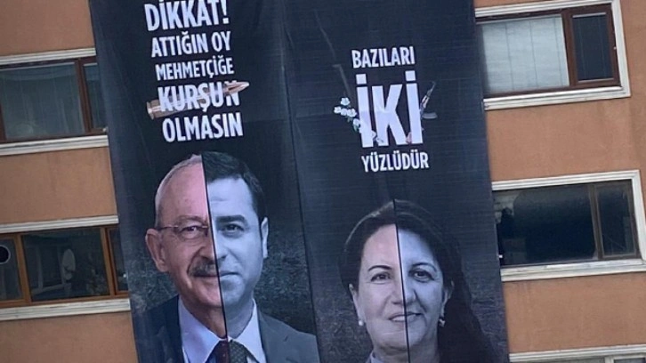 Ülkü Ocakları'nın pankartı CHP'yi çıldırttı! Kaftancıoğlu tehdit etti, cevap gecikmedi