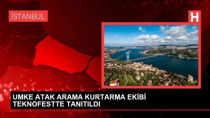 UMKE Atak Arama Kurtarma Ekibi TEKNOFEST'te tanıtıldı