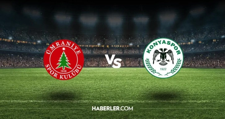 Ümraniyespor - Konyaspor maçı canlı izle! Ümraniyespor - Konyaspor maçı canlı izleme link var mı?