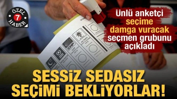 Ünlü anketçi, seçime damga vuracak seçmen grubunu açıkladı: Sessizce seçimi bekliyorlar!