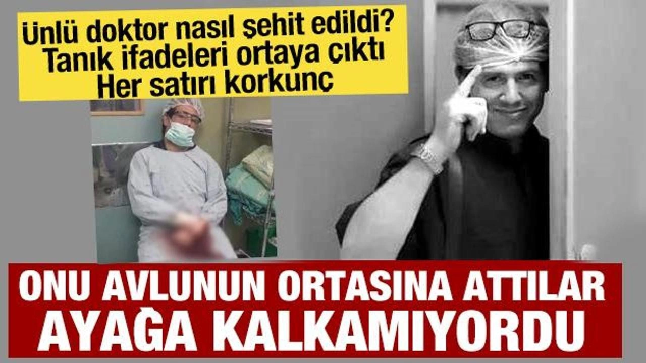 Ünlü doktor Adnan al-Bursh nasıl şehit edildi: Tanık ifadeleri ortaya çıktı