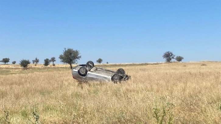 Uşak'ta feci kaza! Araç takla attı: 1'i ağır 5 kişi yaralandı