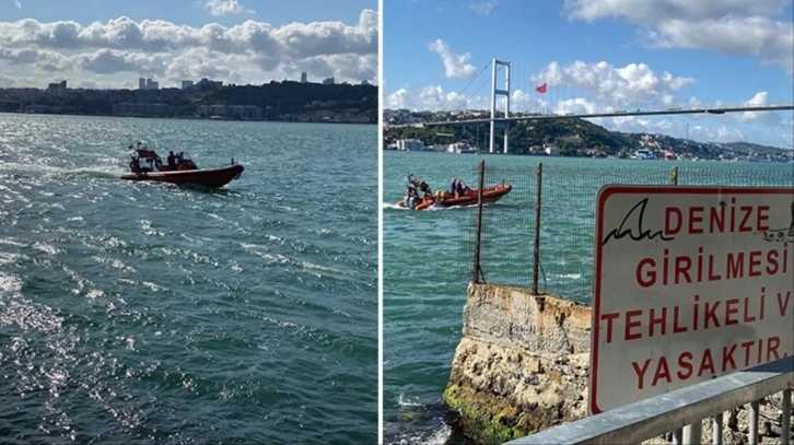 Üsküdar'da arkadaşlarıyla denize giren lise öğrencisi kayboldu