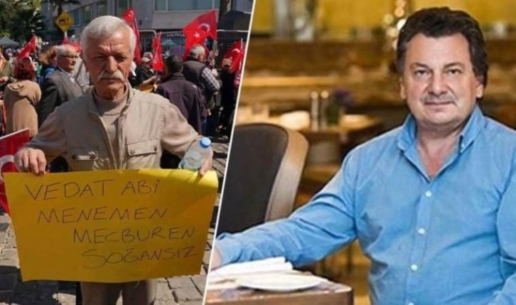 Vedat Milor'dan 'menemen' pankartı tepkisi: 'Siyasi diskura bir şekilde dahil ol