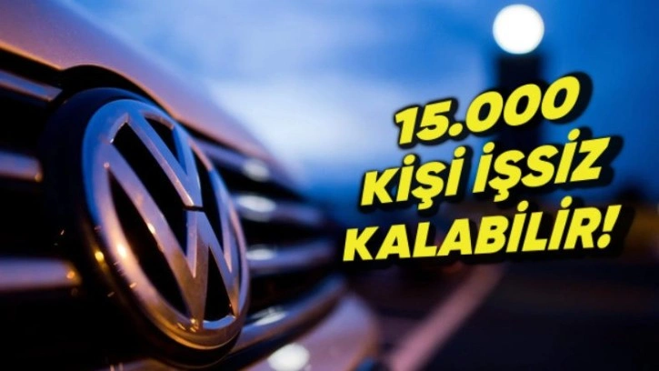 Volkswagen, 15.000'den Fazla Kişiyi İşten Çıkarmayı Planlıyor