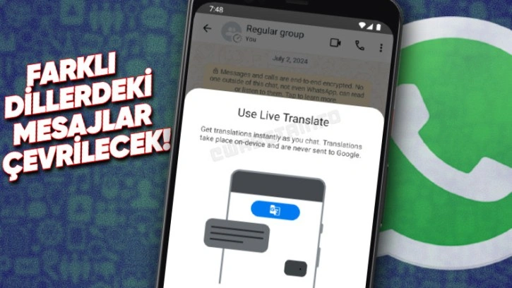 WhatsApp’a Google Çeviri Geliyor!