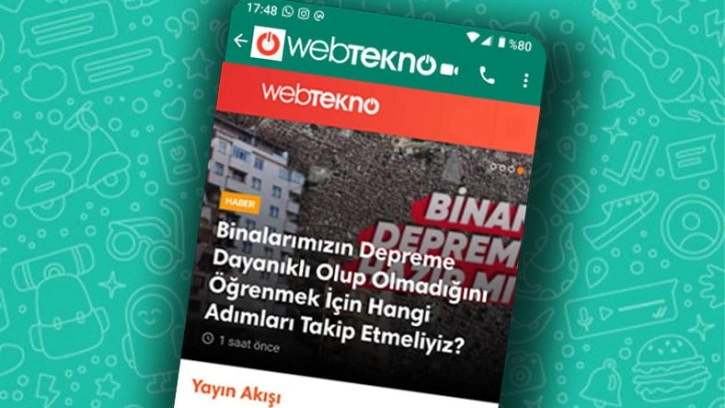 WhatsApp'ın 'Bülten' Özelliğinden İlk Ekran Görüntüsü Geldi