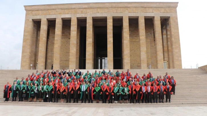 Yargıtay üyelerinden Anıtkabir'e ziyaret