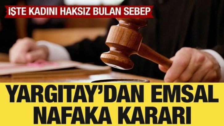 Yargıtay'dan "Kaynanaya hakaret eden geline nafaka yok" kararı