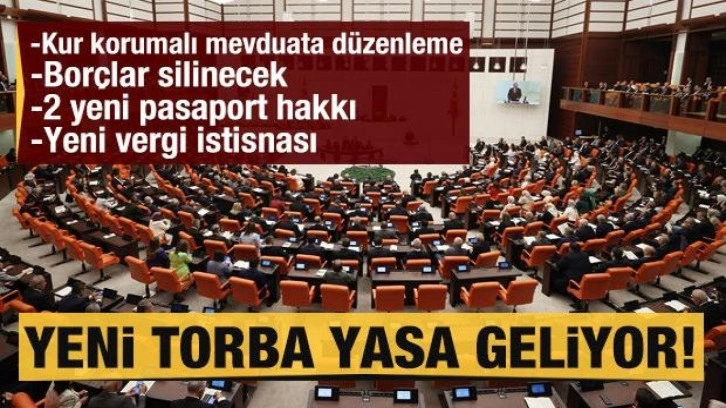 Yeni Torba Yasa geliyor: Borçlar silinecek, KKM ve elektrik ve doğalgaz ödemelerine destek