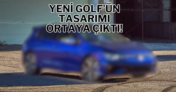 Yeni Volkswagen Golf'ün tasarım hatları ortaya çıktı!