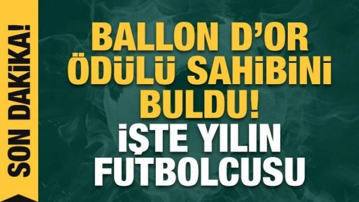 Yılın futbolcusu Karim Benzema oldu!