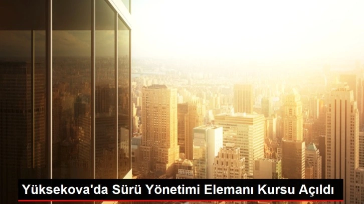 Yüksekova'da Sürü Yönetimi Elemanı Kursu Açıldı