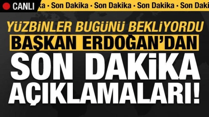 Yüzbinlerce öğretmen adayı bugünü bekliyordu! Erdoğan'dan son dakika açıklamaları...