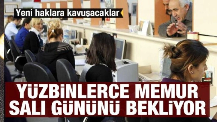 Yüzbinlerce sözleşmeli memur salı gününe kilitlendi