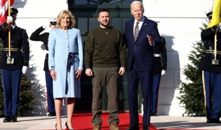 Zelenski ve Biden arasındaki ikili görüşme başladı