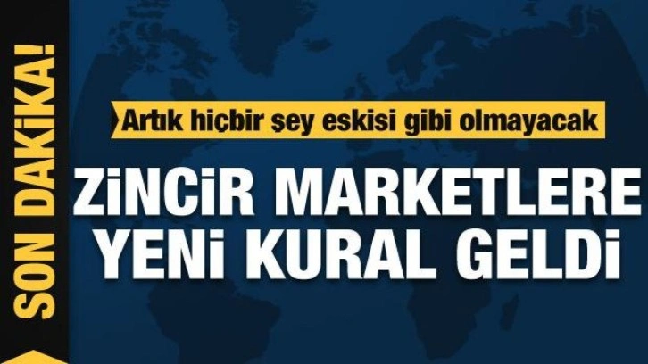 Zincir marketlere yeni kural geldi! Bundan böyle veriler Bakanlığın sitesine aktarılacak