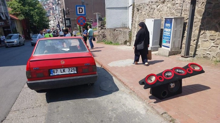 Zonguldak'ta ekipler ses tesisatını söktü, ceza yazdı