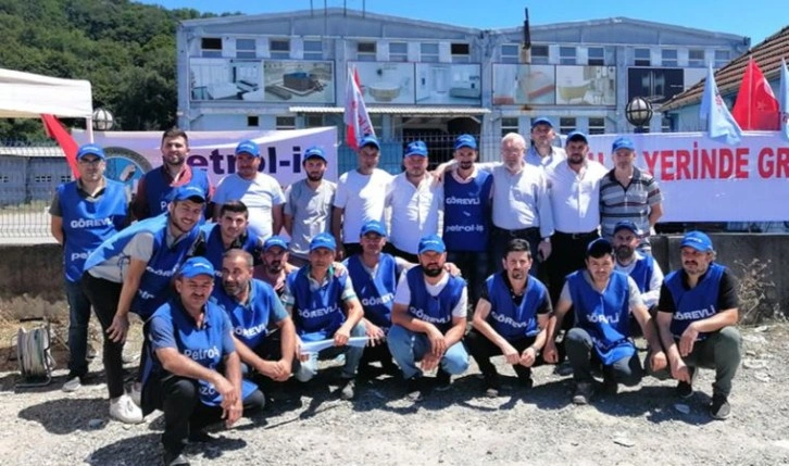 Zonguldak'ta toplu iş sözleşmesinde anlaşamayan işçiler grevde: İş, ekmek yoksa barış da yok