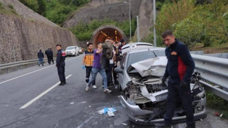 Zonguldak'ta trafik kazası: 4 yaralı