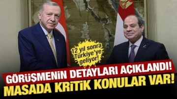 12 yıl sonra Ankara'ya geliyor! Sisi'den Türkiye'ye ziyaret