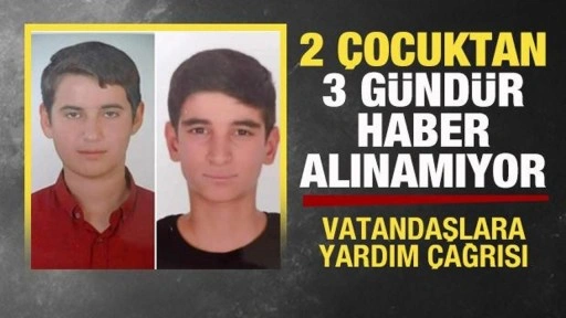 2 çocuktan 3 gündür haber alınamıyor! Vatandaşlara yarım çağrısı