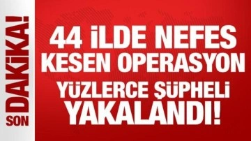 44 ilde nefes kesen operasyon: 293 zehir taciri ve sokak satıcısı yakalandı!