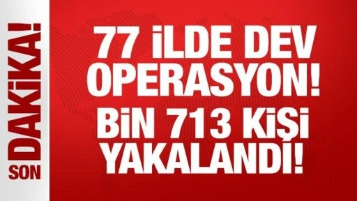 77 ilde uyuşturucu satıcılarına 'Narkokapan-5' operasyonu