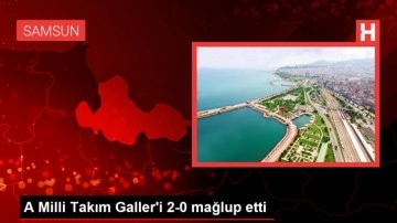 A Milli Takım Galler'i 2-0 mağlup etti