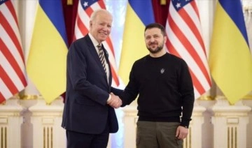 ABD Başkanı Biden, Kiev'i ziyaret ederek Zelenski ile görüştü