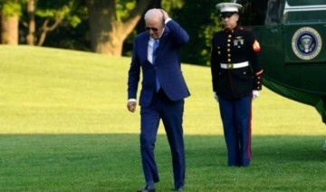 ABD Başkanı Joe Biden'ın helikopterden inerken başını çarptığı bildirildi