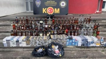 Adana'da kaçak ve sahte içki operasyonu: 8 gözaltı