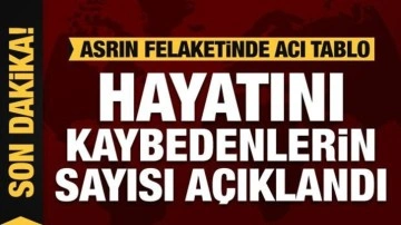 AFAD depremlerde hayatını kaybedenlerin sayısını açıkladı