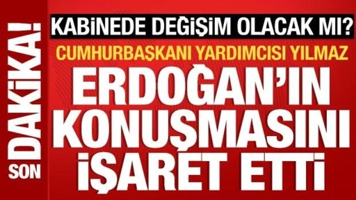 AK Parti'de ve kabinede değişim olacak mı? Cevdet Yılmaz'dan dikkat çeken açıklama