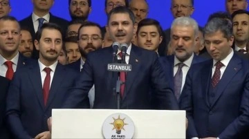 AK Parti İstanbul adayı Murat Kurum'dan adaylık ilanı sonrası ilk sözler