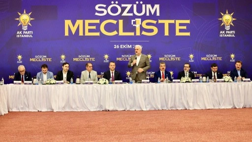 AK Parti İstanbul İl Başkanlığından 'Sözüm Mecliste' programı