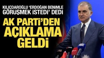 AK Parti Sözcüsü Çelik'ten Kılıçdaroğlu'na yalanlama