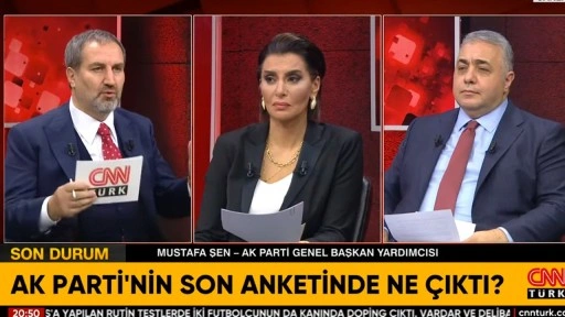 AK Partili Mustafa Şen partisinin oy oranını canlı yayında açıkladı Erdoğan'ın talimatı