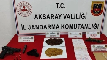 Aksaray’da uyuşturucu tacirlerine yönelik operasyon! 1 kişi tutuklandı