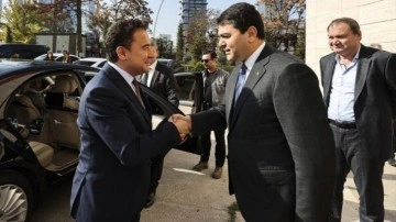 Ali Babacan'ın 6'lı masa ziyaretleri devam ediyor... DP Genel Başkanı Uysal ile görüştü