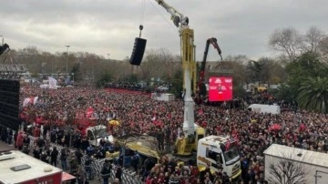 Altılı masanın Saraçhane'deki mitingine kaç kişinin katıldığı açıklandı