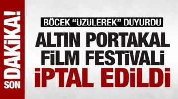 Altın Portakal Film Festivali iptal edildi! CHP'li Muhittin Böcek "üzülerek" açıkladı