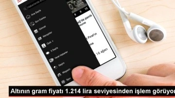 Altının gram fiyatı 1.214 lira seviyesinden işlem görüyor