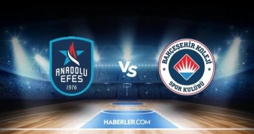 Anadolu Efes - Bahçeşehir Klj maçı ne zaman? Anadolu Efes - Bahçeşehir Klj maçı hangi kanalda, saat