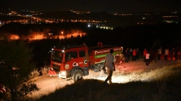 Ankara'da atılan havai fişek nedeniyle 20 hektarlık alan yandı